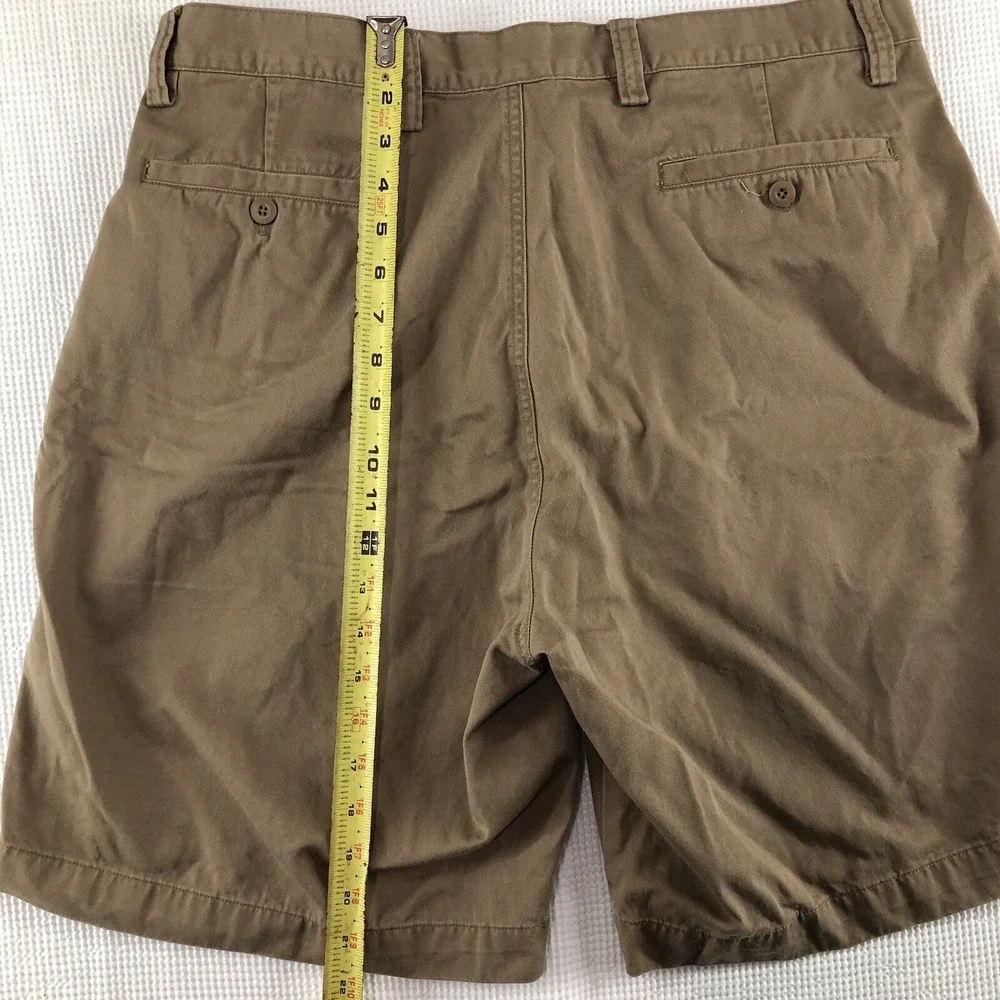 Arizona pleated shorts men's 38 brown‎ Chino style cotton